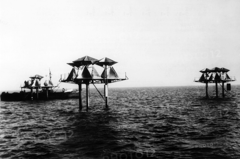 Radar reflectors on Knechtsand