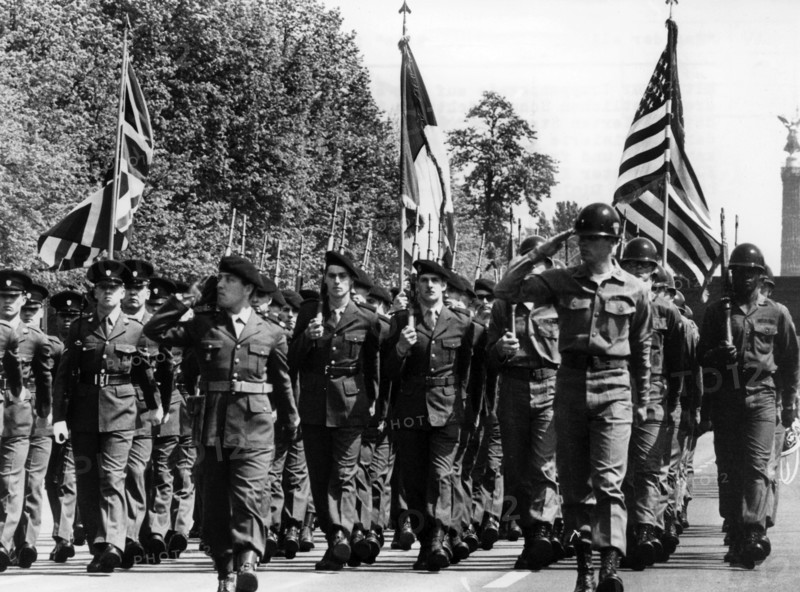 Military parade on the 'Armed Forces Day' in Berlin