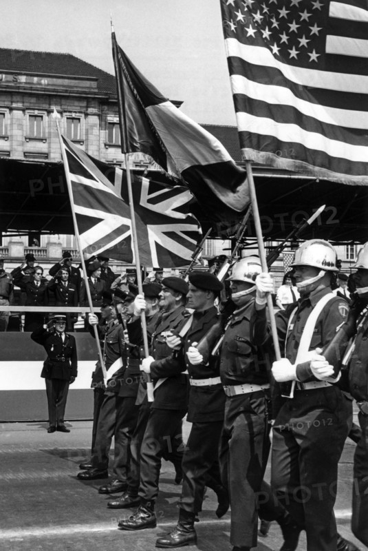 Military parade on the 'Armed Forces Day' in Berlin