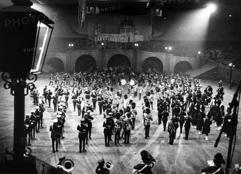 Rehearsal for British Berlin Tattoo