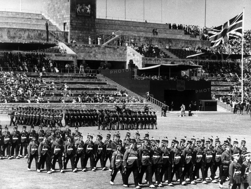 Birthday parade for the British queen in Berlin
