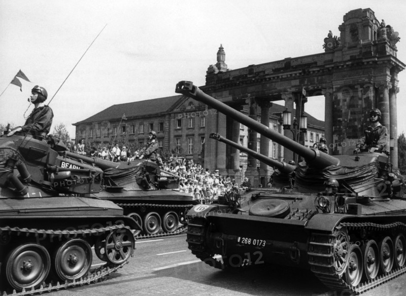 Military parade on the 'Armed Forces Day' in Berlin