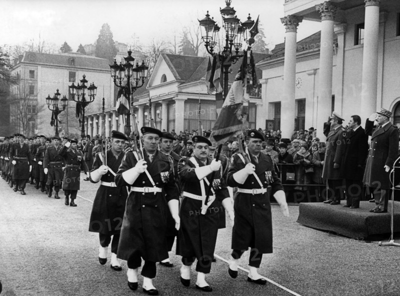 German-French military parade in Baden-Baden