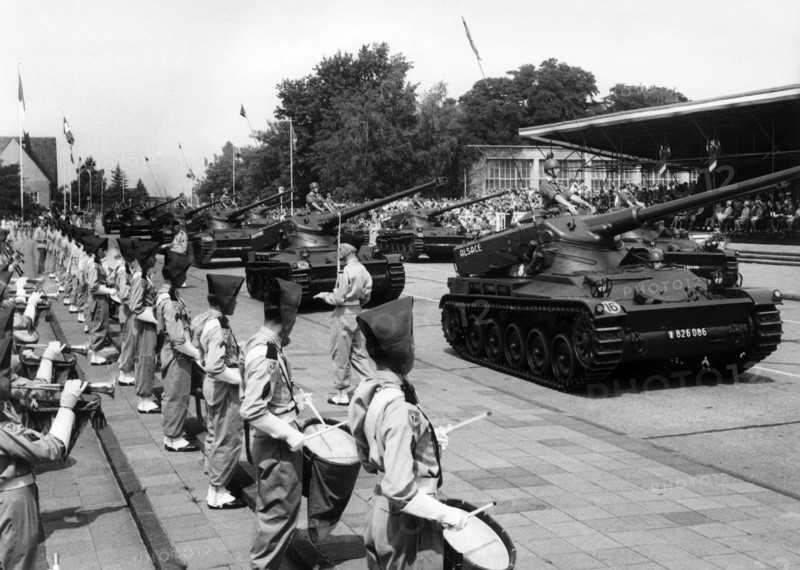 Parade on national day of French army in Berlin