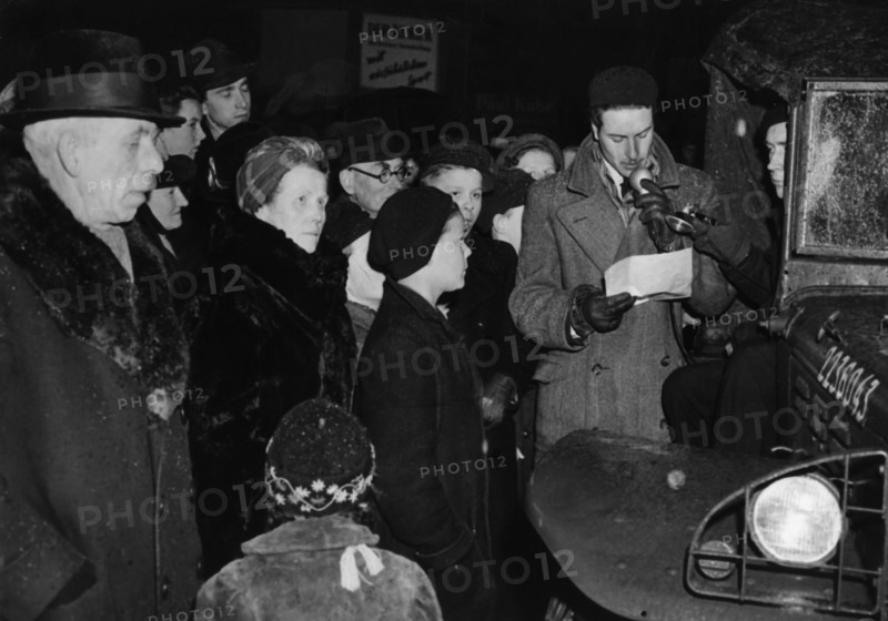 Post-war era: Radio reported on currency reform