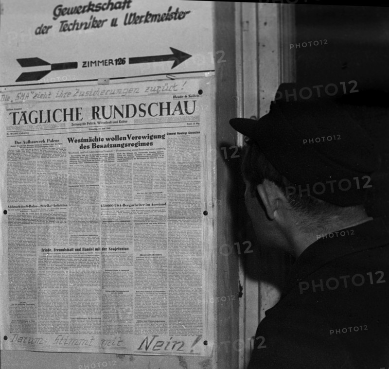 Berlin - East German State Railway strike 1949