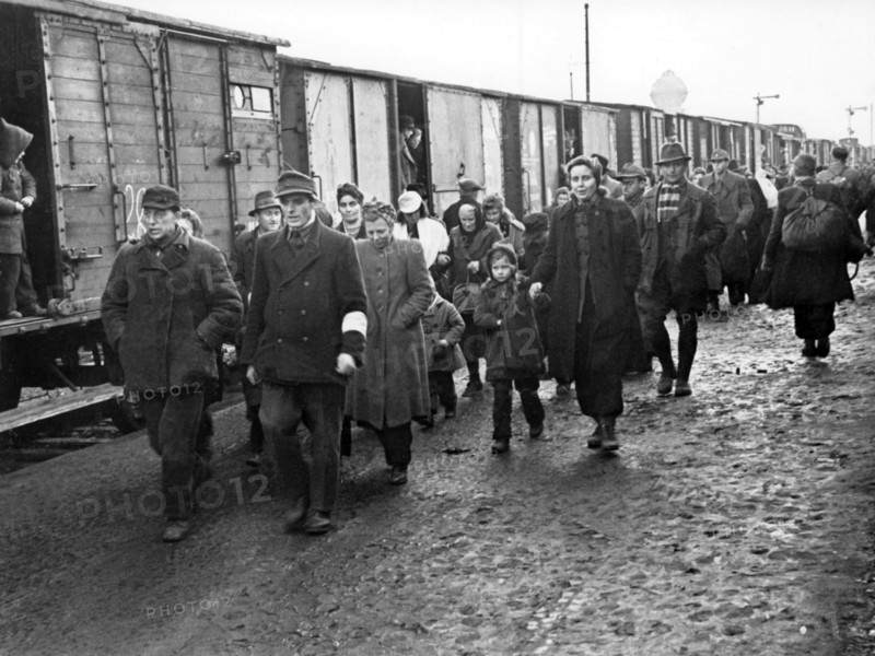 Post-war era - camp for refugees in Bebra