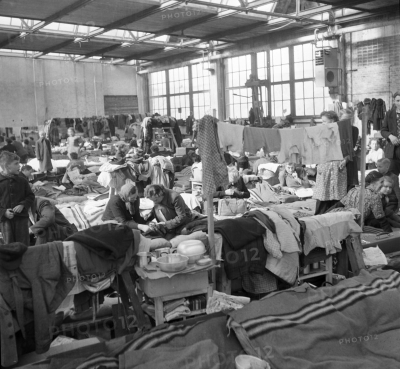 Berlin - camp for GDR refugees 1953