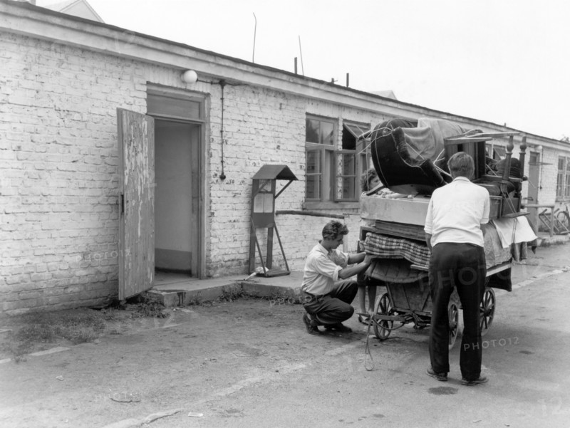 Post-war era - refugee camp