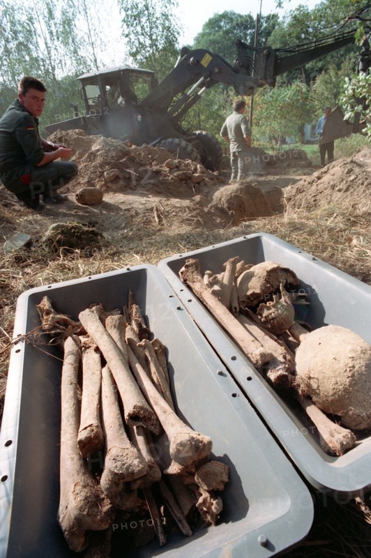 Search for mass graves in Bautzen