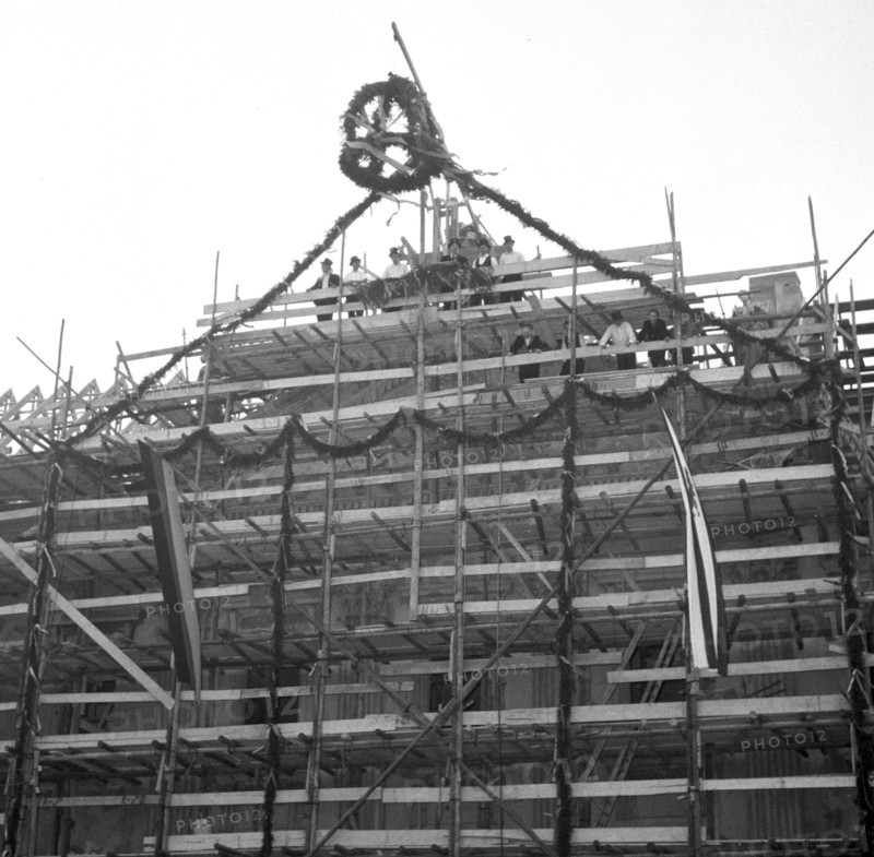 Berlin - reconstruction of Schloss Bellevue, 1954