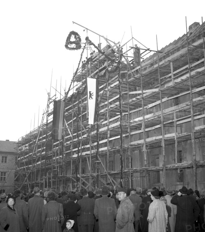 Berlin - reconstruction of Schloss Bellevue 1954