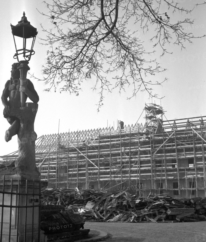 Berlin - reconstruction of Schloss Bellevue 1954