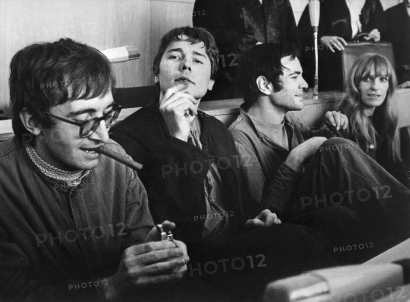 Thorwald Pröll, Horst Söhnlein, Andreas Baader et Gudrun Ensslin