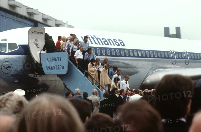 Mogadishu hostages land in Frankfurt/Main