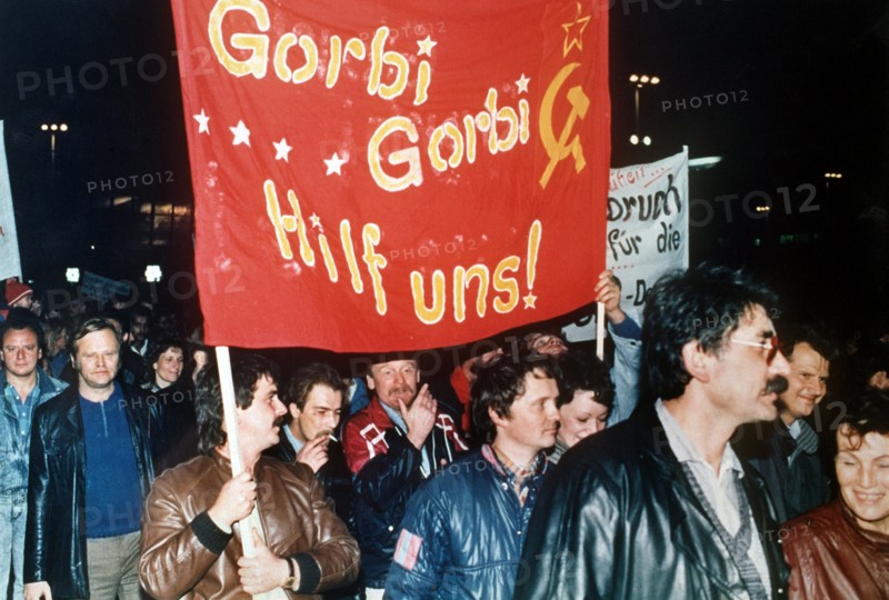 GDR - Demonstrations in Leipzig 1989