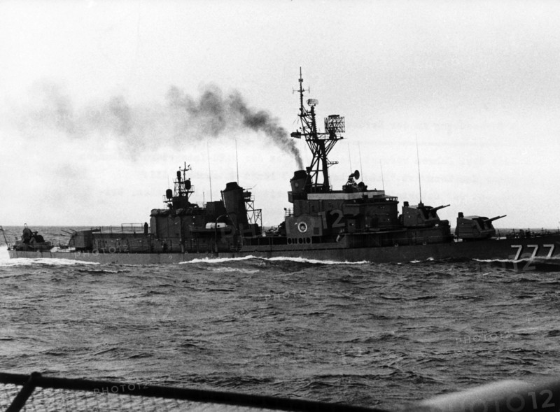US destroyer during NATO exercise in North Sea