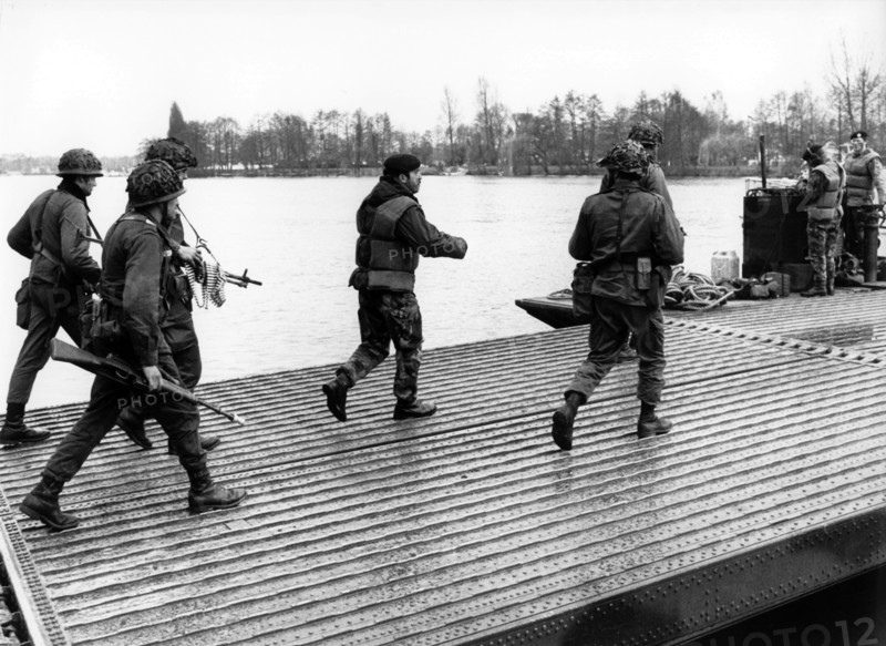 Joint military maneuver of the western allied in Berlin