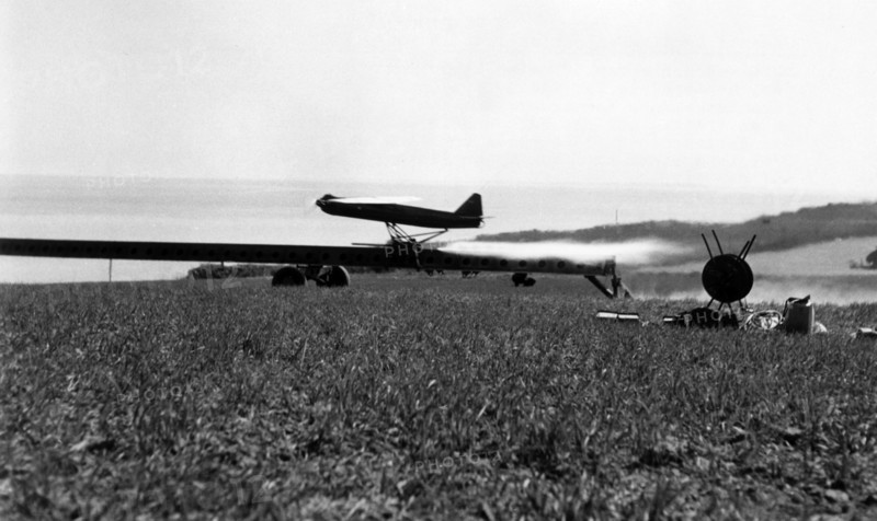 Remote-controlled plane during an air defence training of the US army