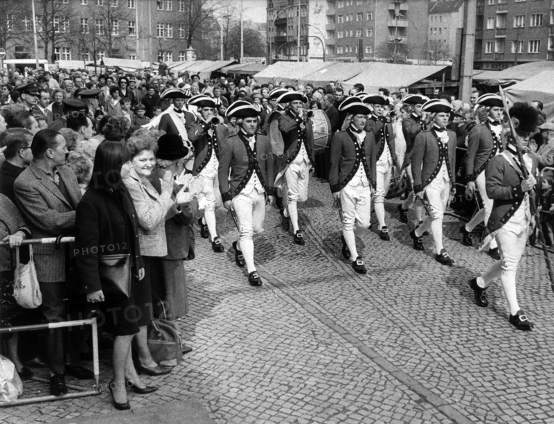 Old-world ceremony of the US Army in Berlin Schöneberg