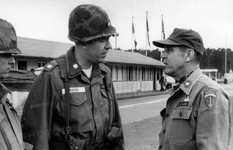US troop transport arrives in Berlin after trip through Soviet zone
