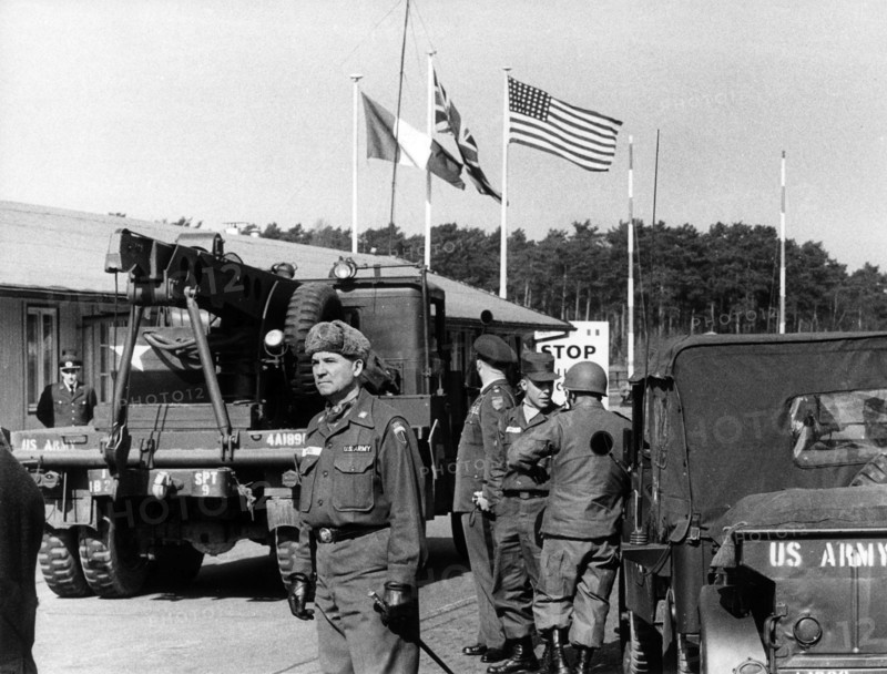 US troop transport arrives in Berlin after trip through Soviet zone