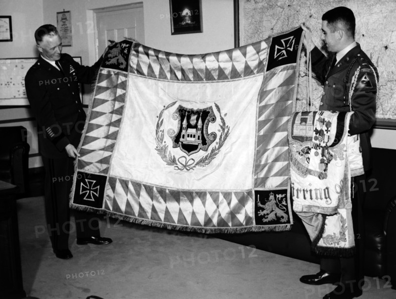 Flag as war trophy given back