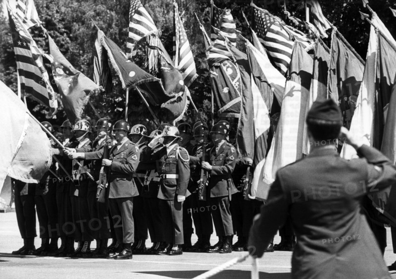 Military parade on the American Independence Day in Berlin