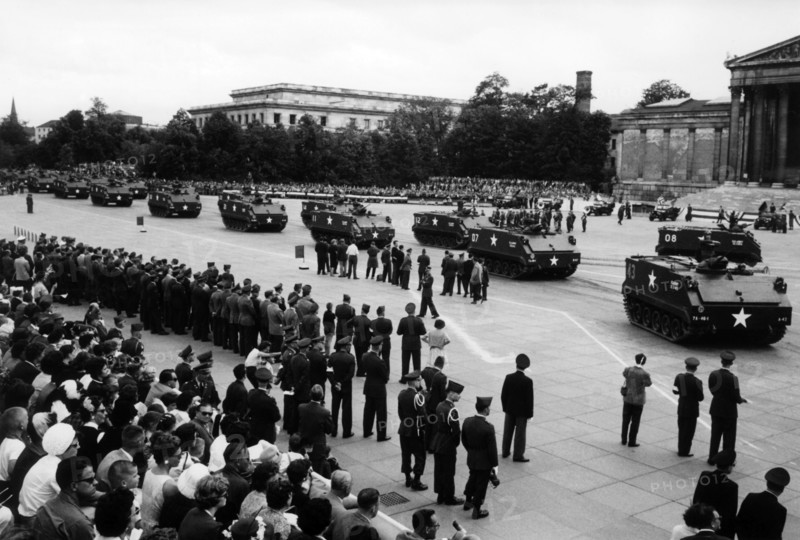 US military parade in Munich