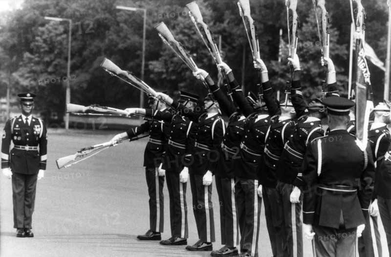 Show troop of the US Army during independence festival in Berlin