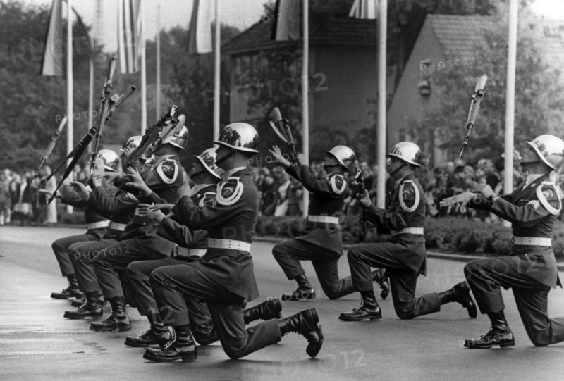 Military parade in Berlin Zehlendorf