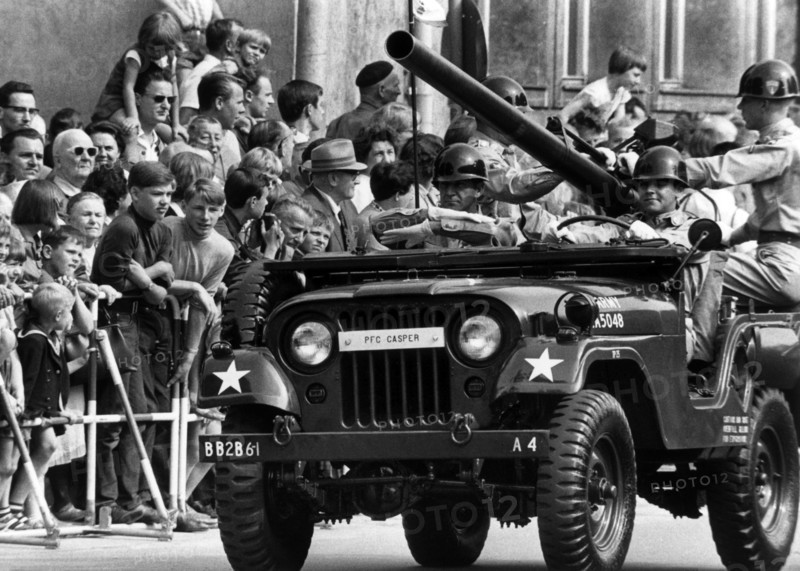 US military parade in Berlin Steglitz