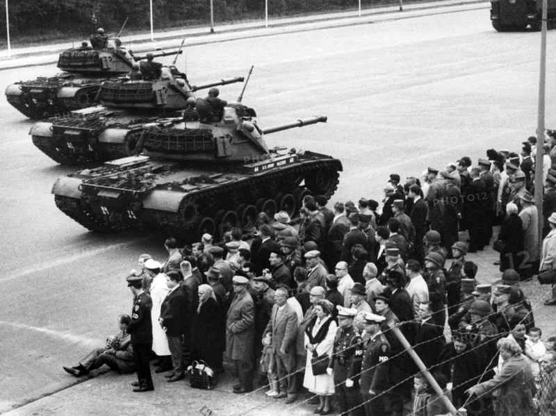 US military parade in Berlin Lichterfelde