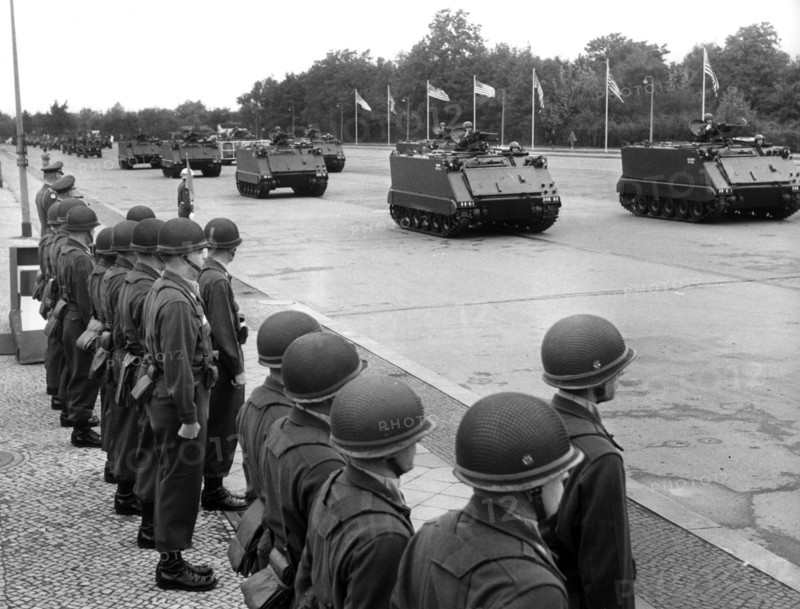 US military parade in Berlin Lichterfelde