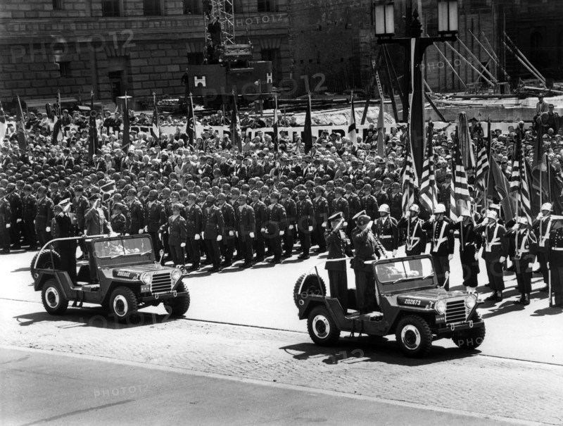 US military parade in Berlin