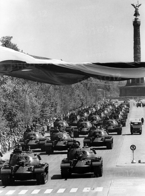 US military parade in Berlin