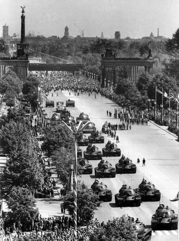 US military parade in Berlin