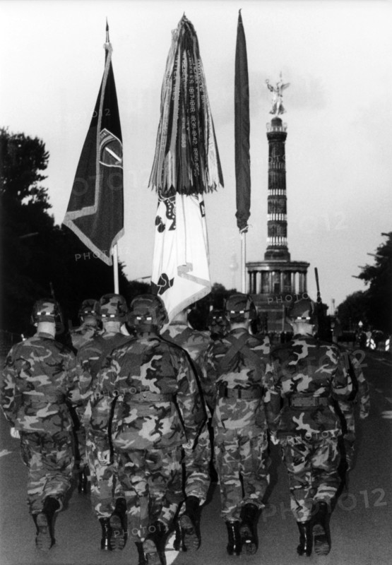 Last military parade of western Allies in Berlin