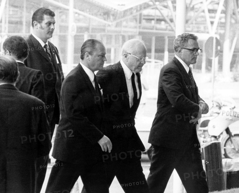 Olympic Games 1972: Avery Brundage at memorial ceremony