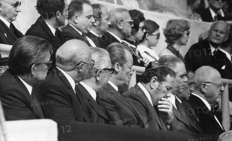 Olympic Games 1972: memorial ceremony for terrorist attack victims