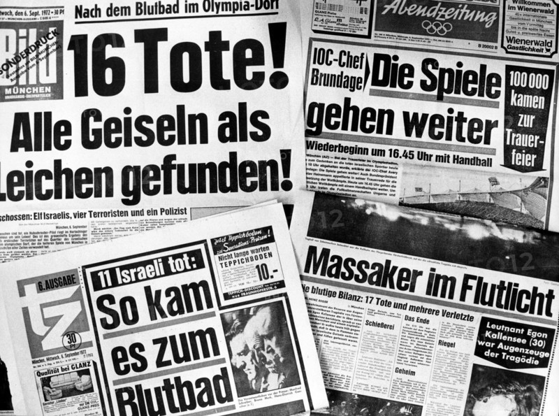 Olympic Games 1972: press review of the terrorist attack