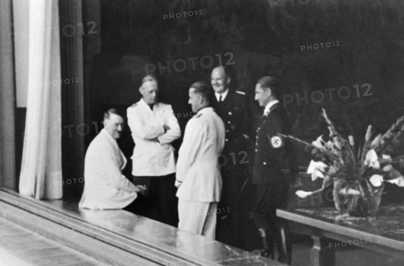 Hitler at Berhof Obersalzberg