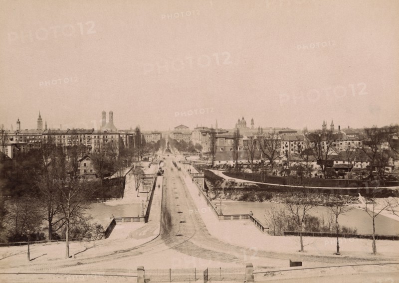 Munich, Maximilian Street, historical