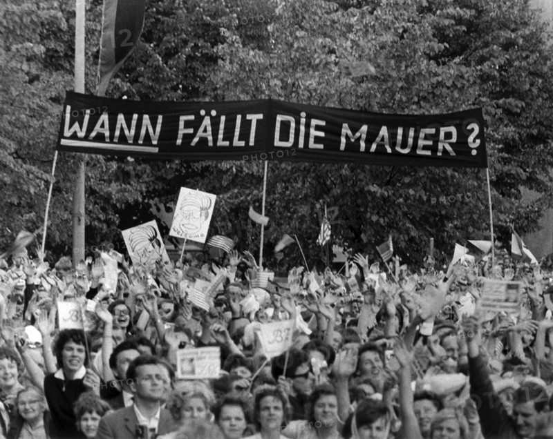 John F. Kennedy visits the Federal Republic of Germany in 1963