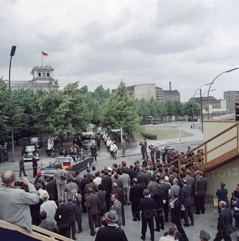 US President John F. Kennedy visits Berlin in 1963
