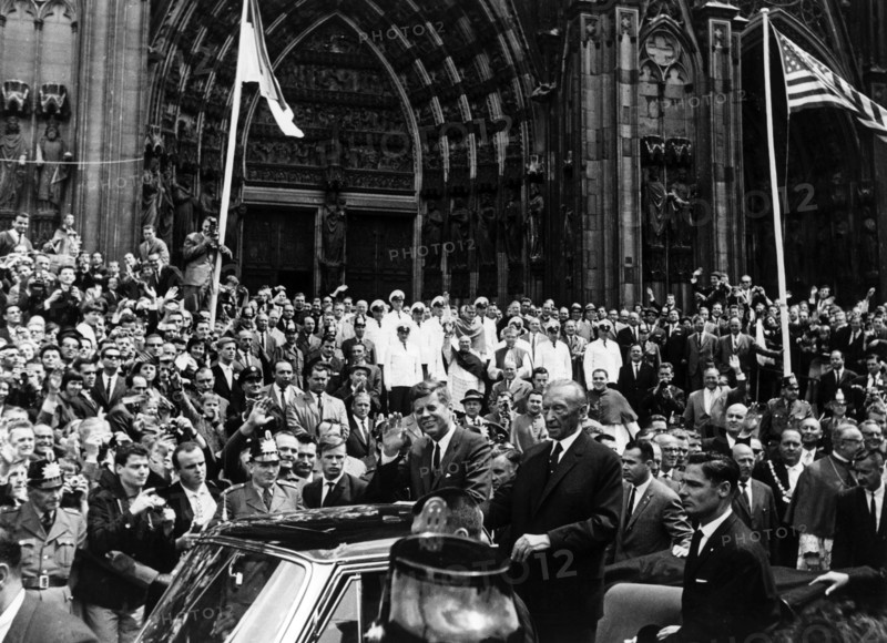 John F. Kennedy visits the Federal Republic of Germany in 1963