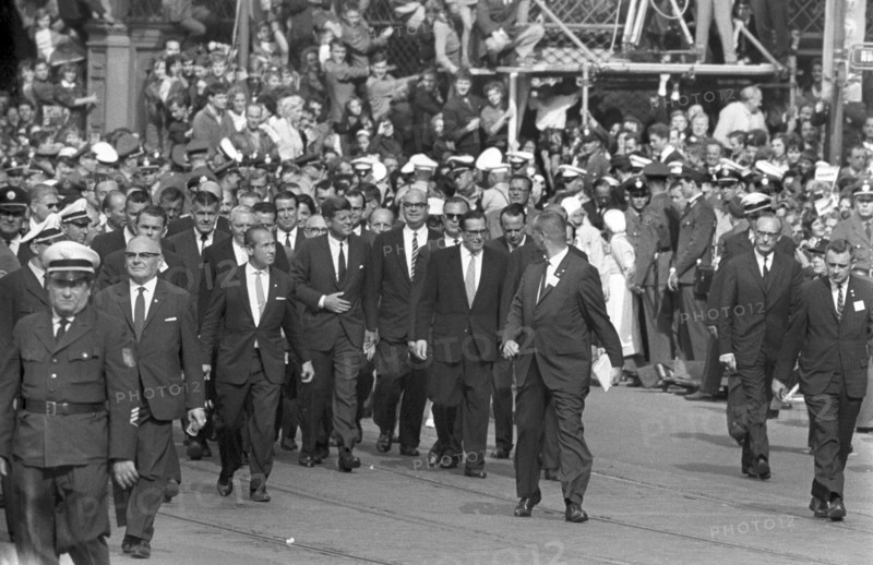 John F. Kennedy in Frankfurt 1963