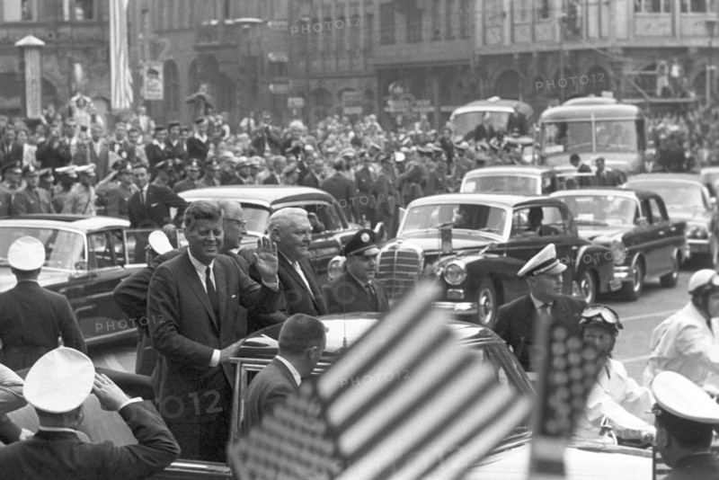 John F. Kennedy in Frankfurt 1963
