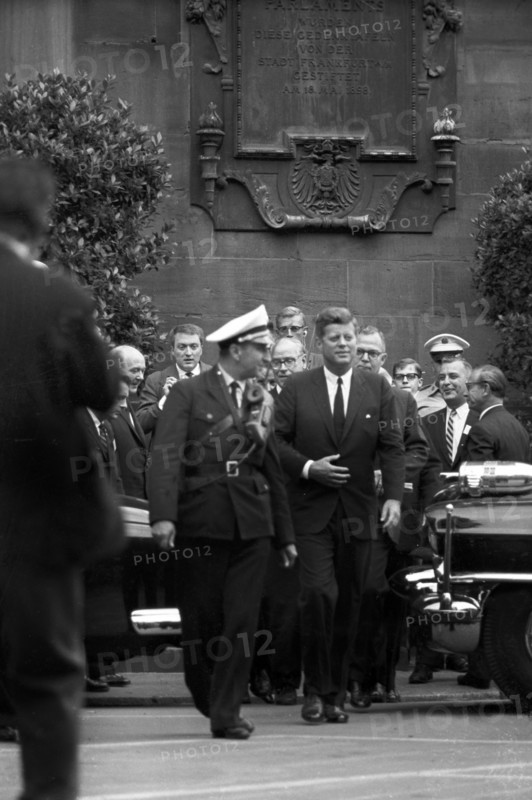 John F. Kennedy in Frankfurt 1963