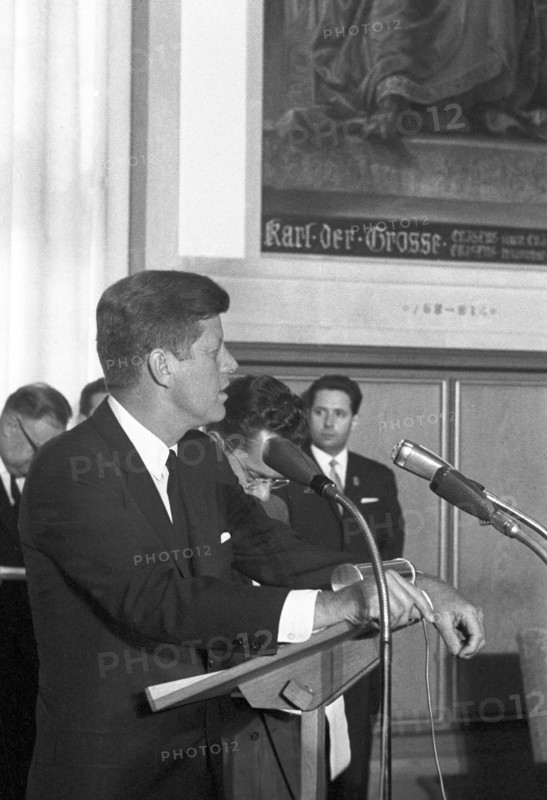 John F. Kennedy in Frankfurt 1963